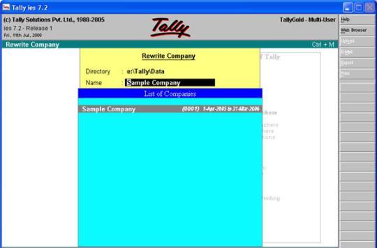 Tally 7.2 download